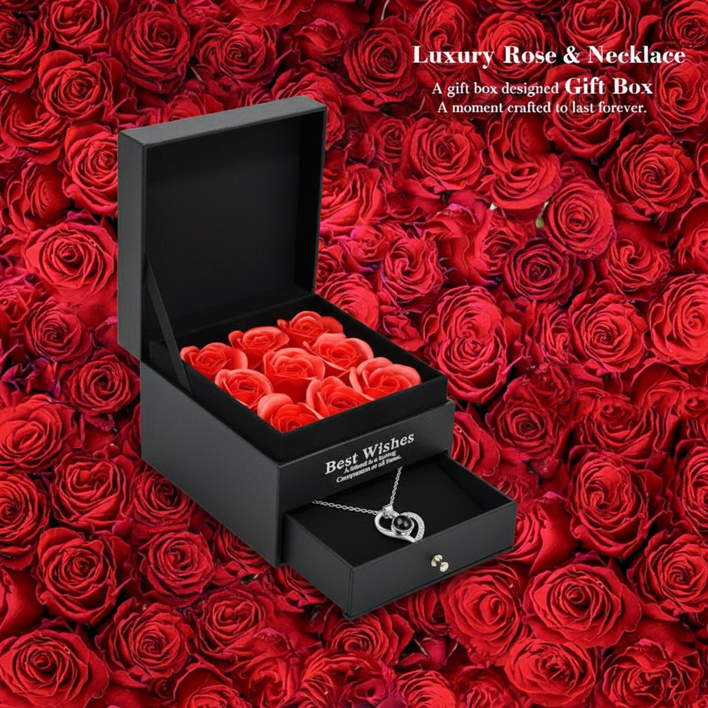 Eternal Rose & Necklace Gift Set™