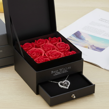 Eternal Rose & Necklace Gift Set™