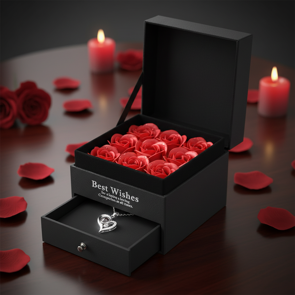 Eternal Rose & Necklace Gift Set™