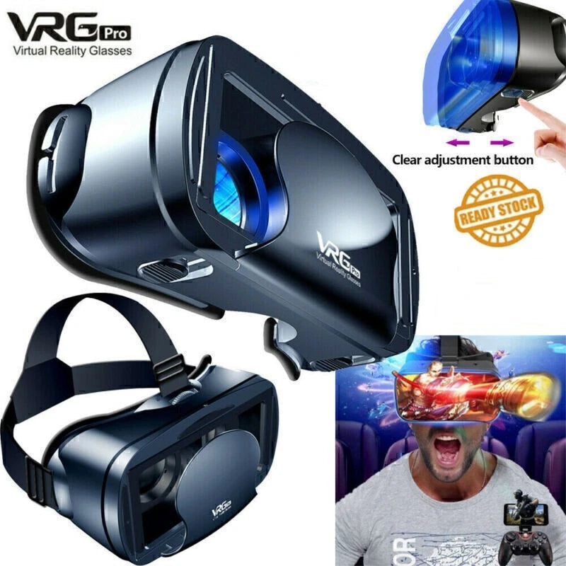 Immersive VR Headset for Movies & Games™